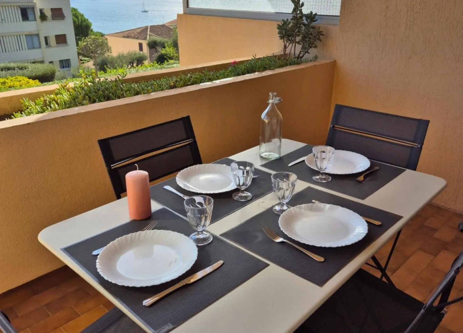 T2 Vue Mer Dans Residence Calme / T2 Sea View In A Quiet Residence Bandol 0*,